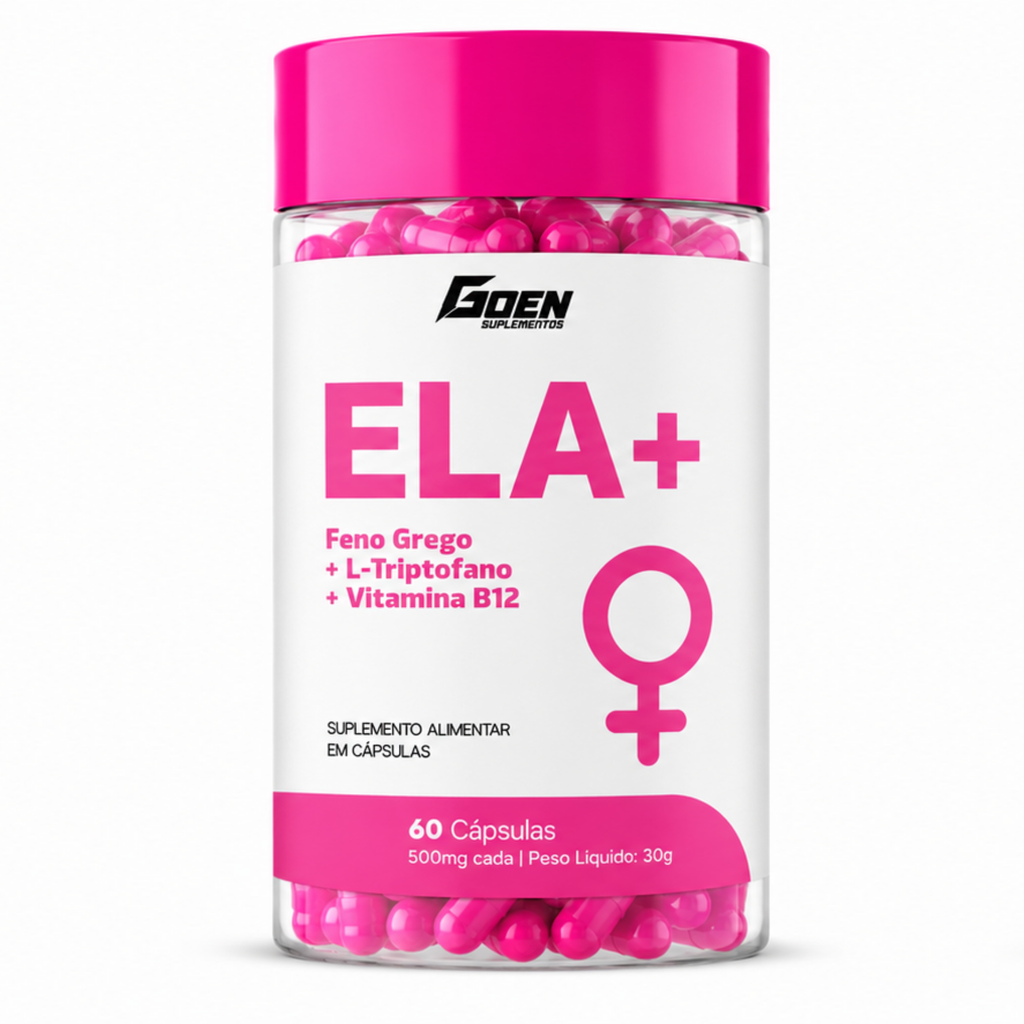 ELA+ Feno Grego, L-Triptofano e Vitamina B12   Equilíbrio Hormonal Feminino